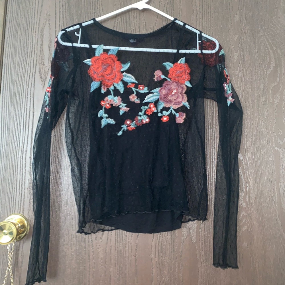 American Eagle sheer shirt!